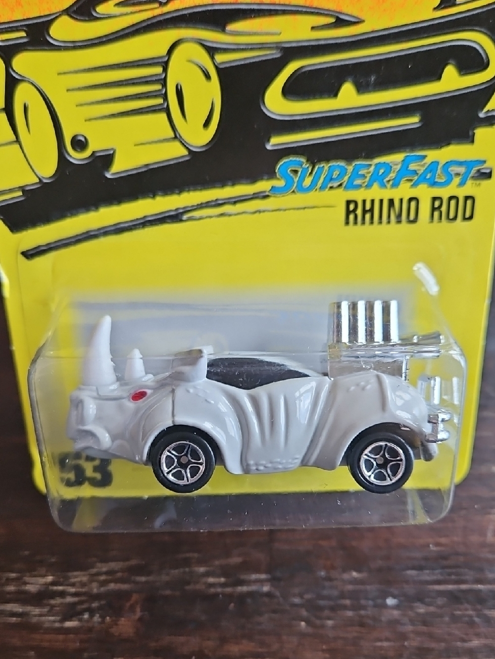 NWT 1997 Matchbox Rhino Rod